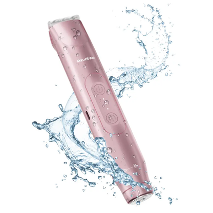 🚨 Pink GONE !! ACT FAST ⚡Bikini Trimmer for Women, Electric Shaver and Razor Rechargeable 2-in-1 Body and Facial Epilator, Underarms and Legs, IPX7 Waterproof