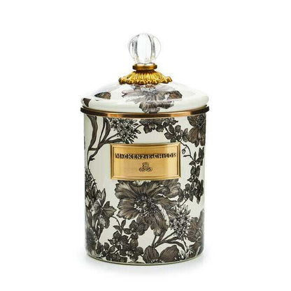 Sterling English Garden Enamel Canisters