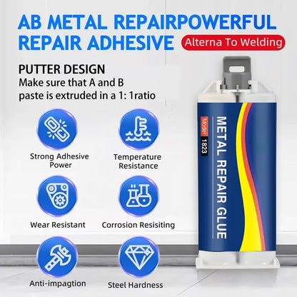 🛠️ BUY MORE GET MORE FREE ⚡ Heavy-Duty Industrial Adhesive – High-Strength Bond, Heat & Impact Resistant for Multiple Materials