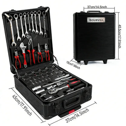 💥💥899-Piece Master Mechanic Tool Set with Mobile Rolling Storage Cabinet